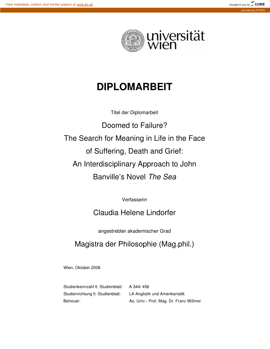 Diplomarbeit