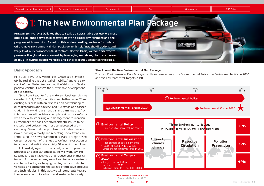 The New Environmental Plan Package