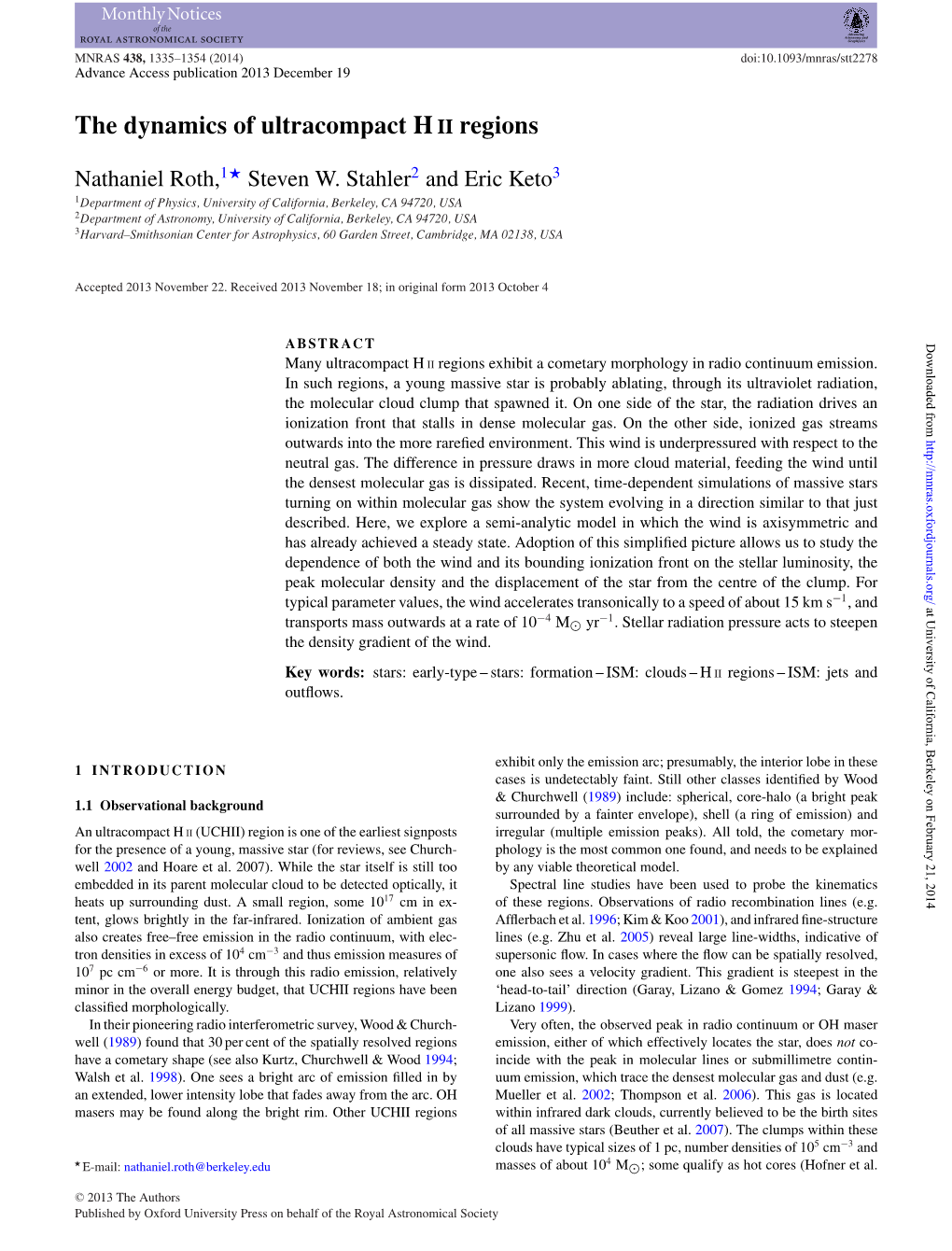 The Dynamics of Ultracompact HII Regions