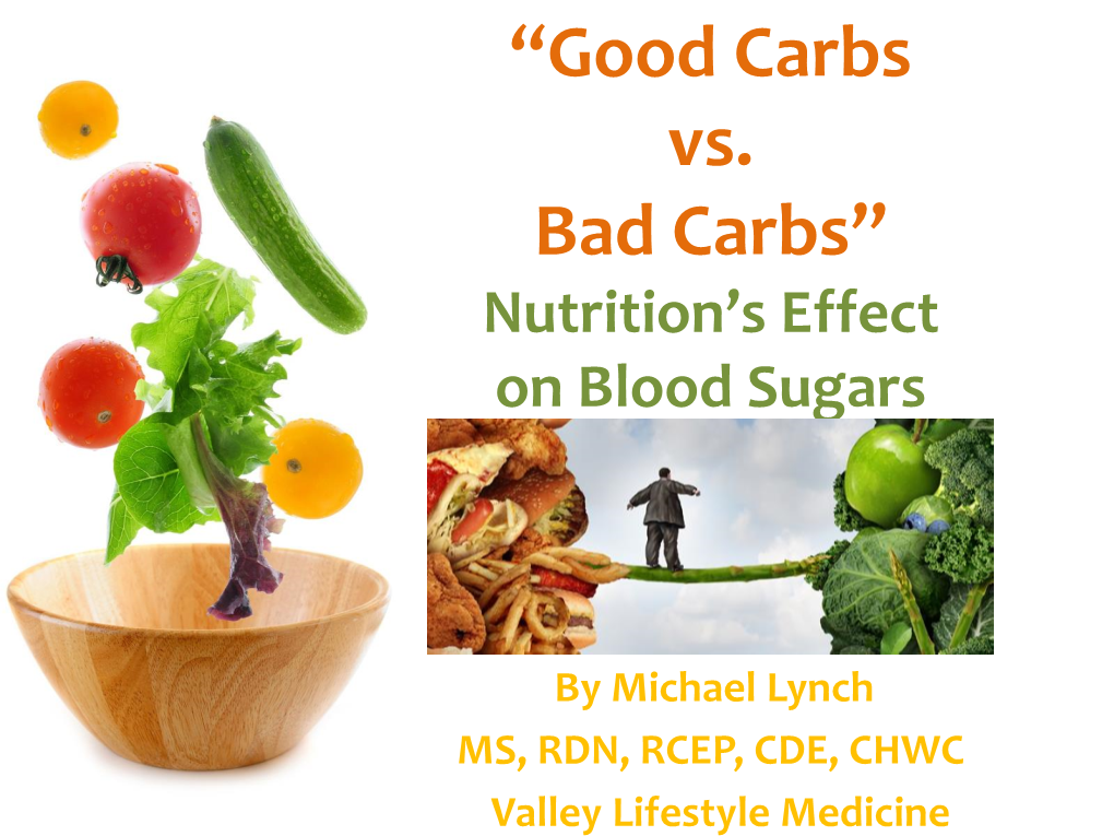 Good Carbs Vs Bad Carbs