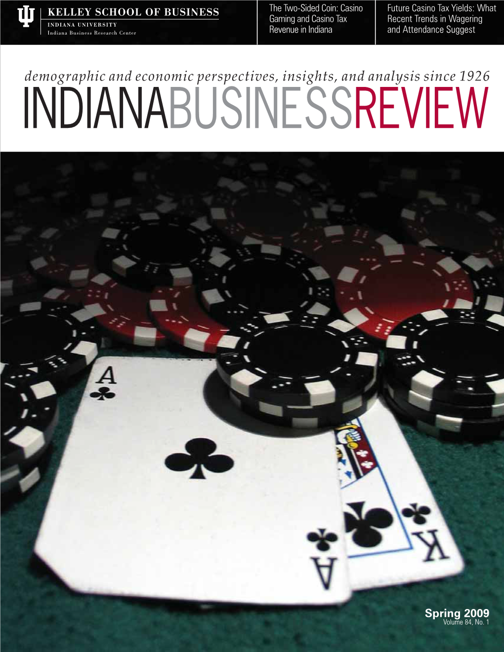 Casino Gaming and Academic Programs 1 Casino Tax Revenue in Indiana Patricia P