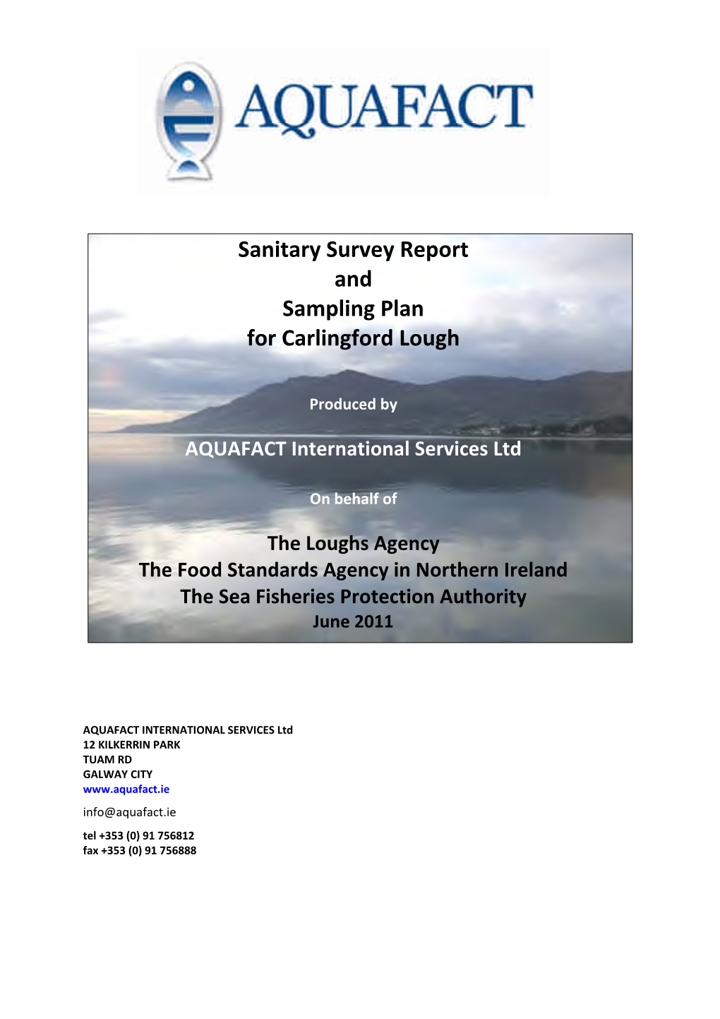 Carlingford Lough Sanitary Survey Report