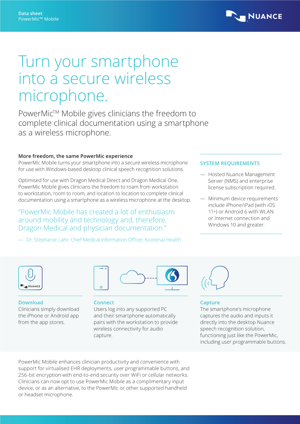 Turn Your Smartphone Into a Secure Wireless Microphone