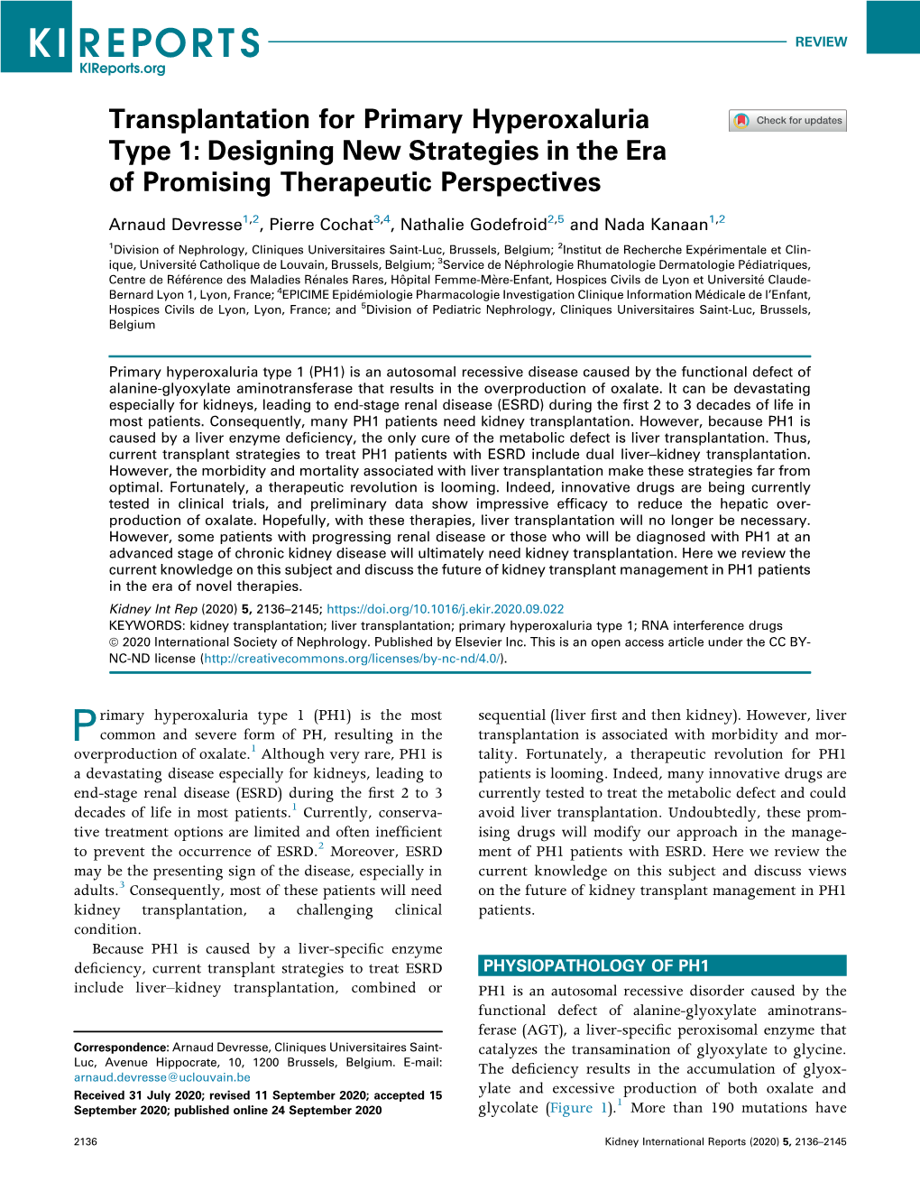 Transplantation for Primary Hyperoxaluria Type 1: Designing New Strategies in the Era of Promising Therapeutic Perspectives