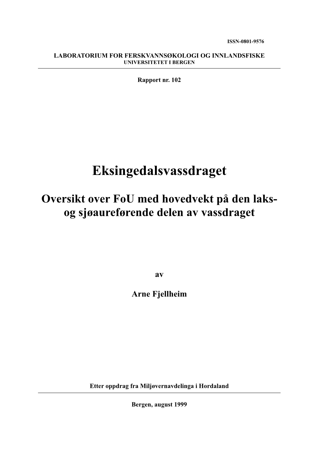 Eksingedalsvassdraget