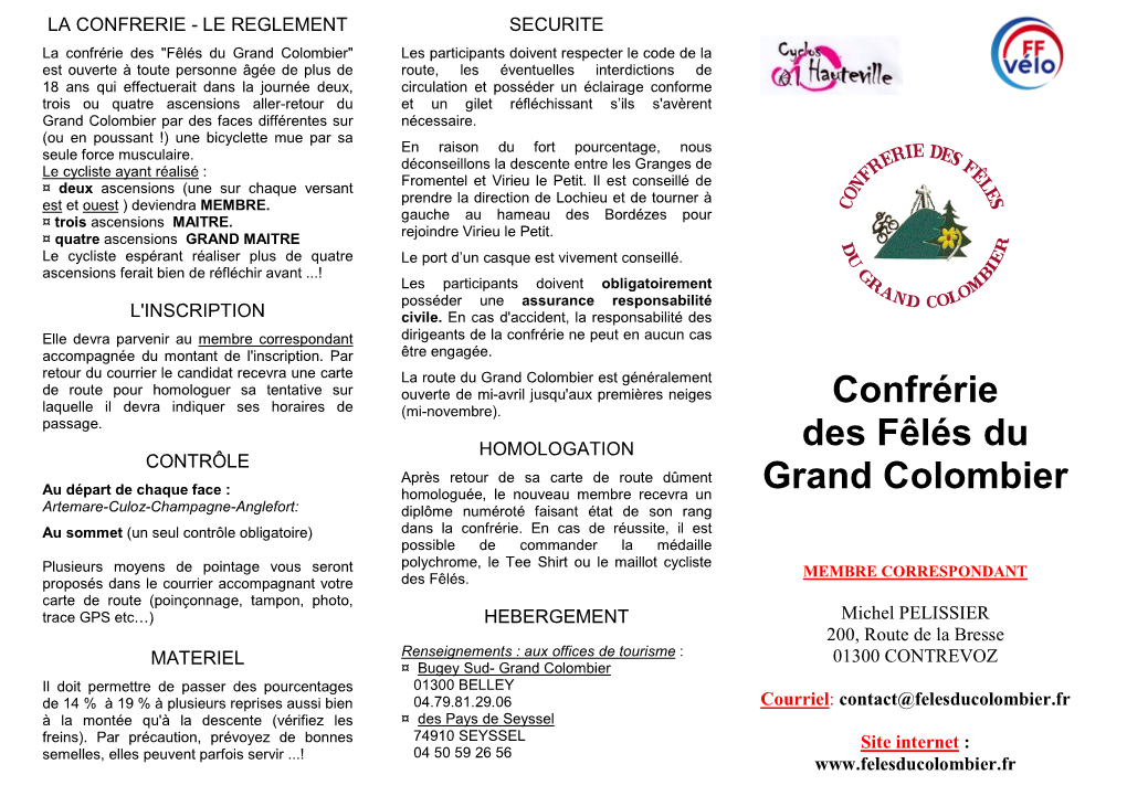 Confrérie Des Fêlés Du Grand Colombier