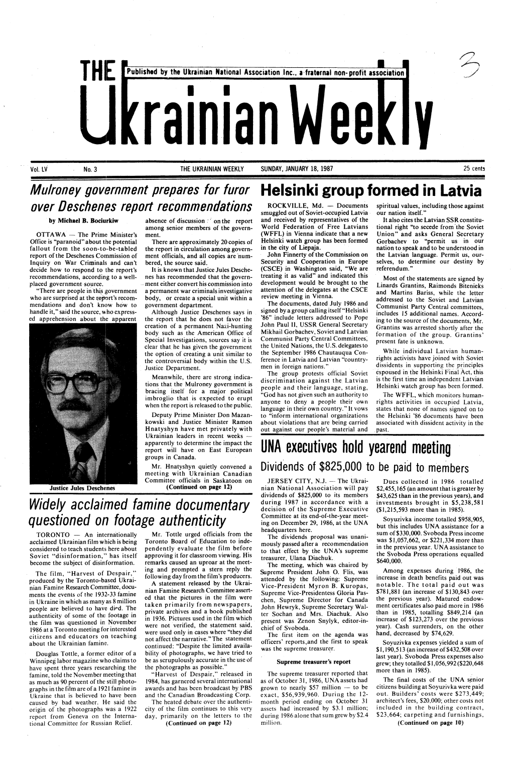 The Ukrainian Weekly 1987