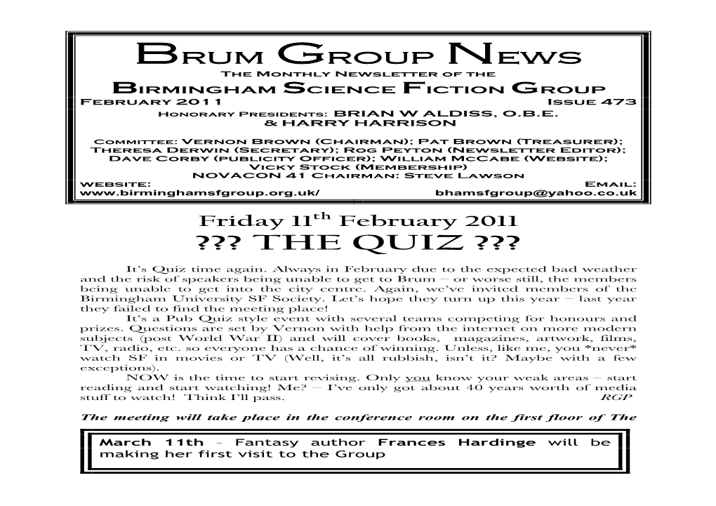 Brum Group News Nottingham