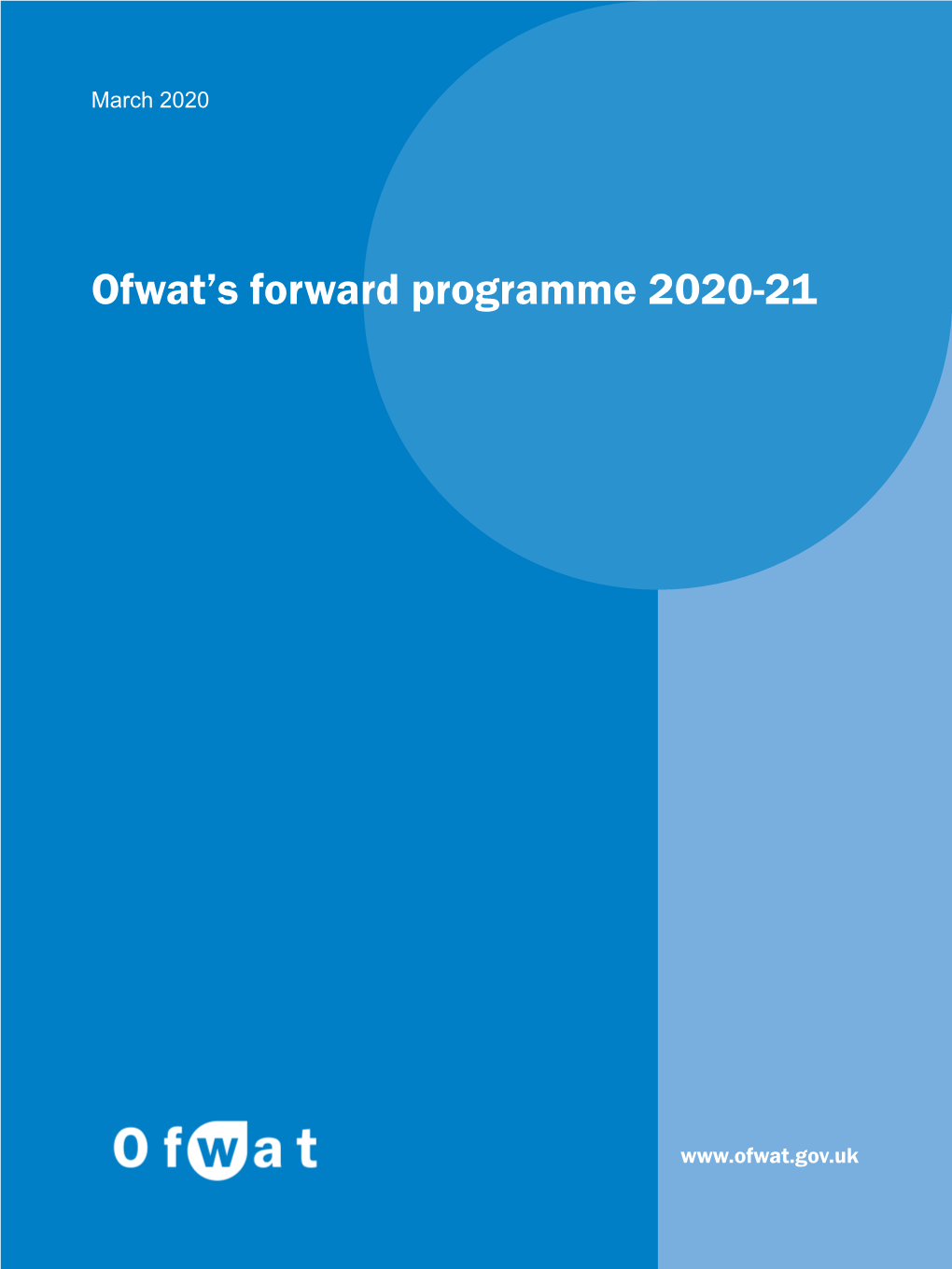 Forward Programme 2020-21