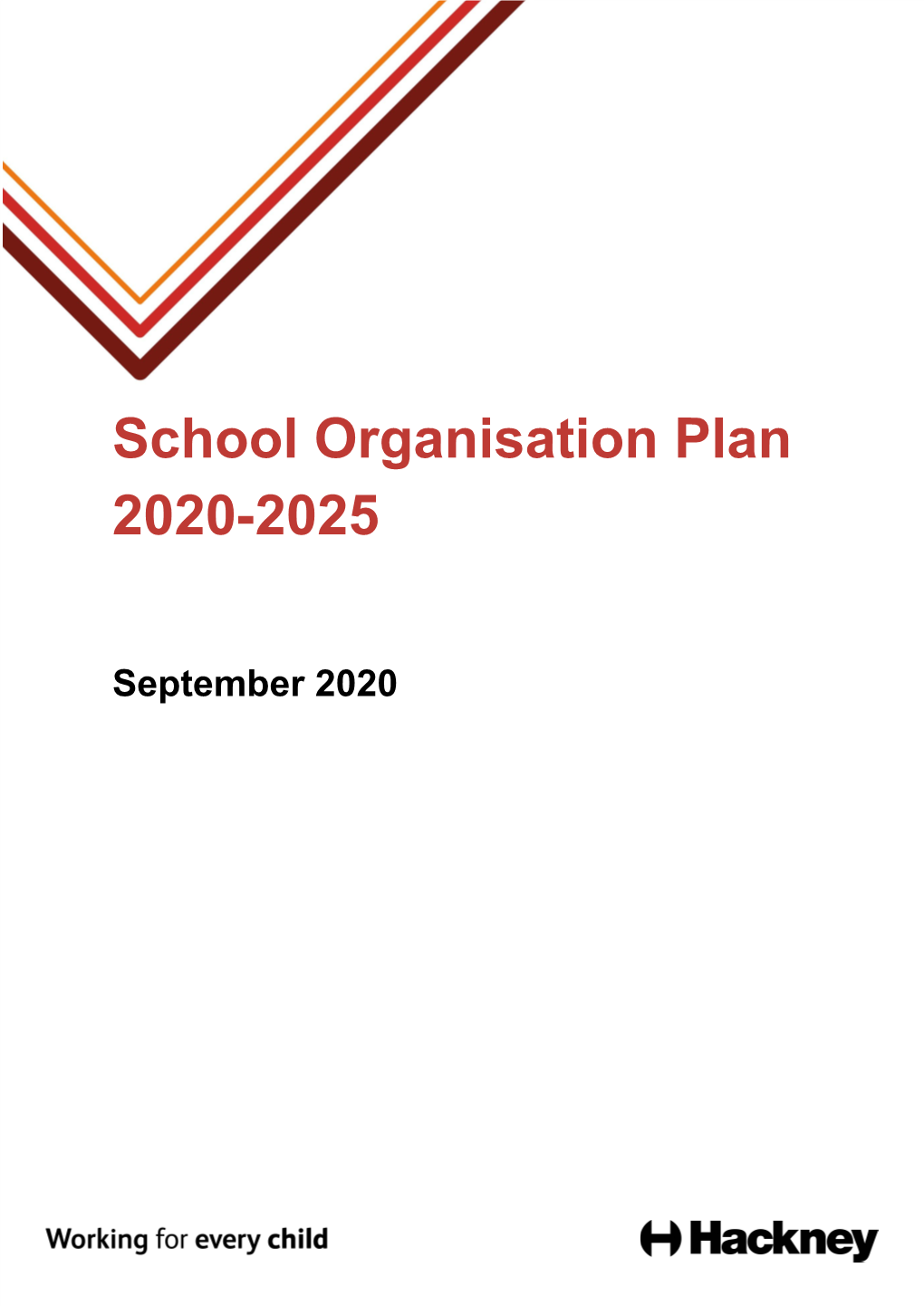 School Organisation Plan 2020-2025