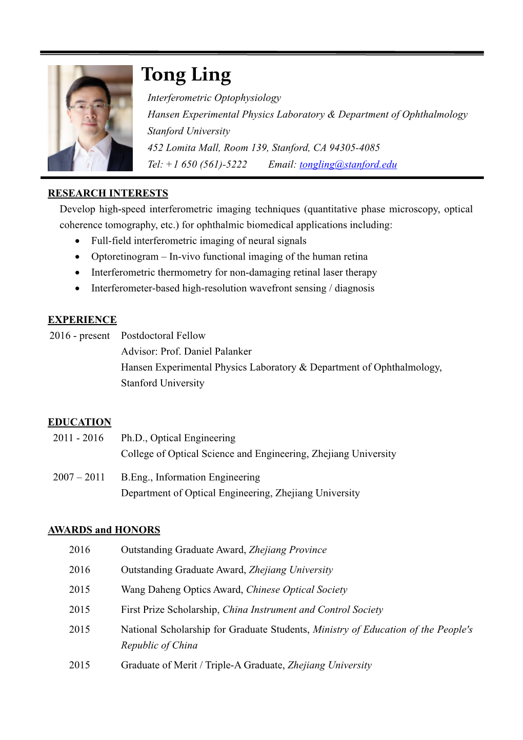 Tong Ling Cv