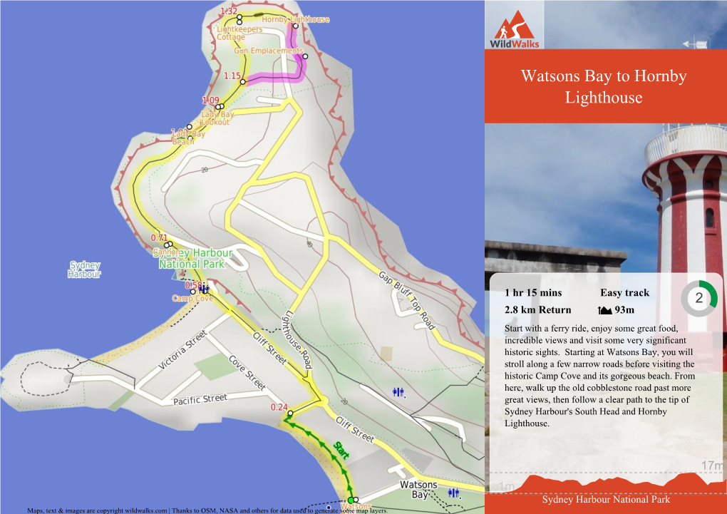 Watsons Bay to Hornby Lighthouse