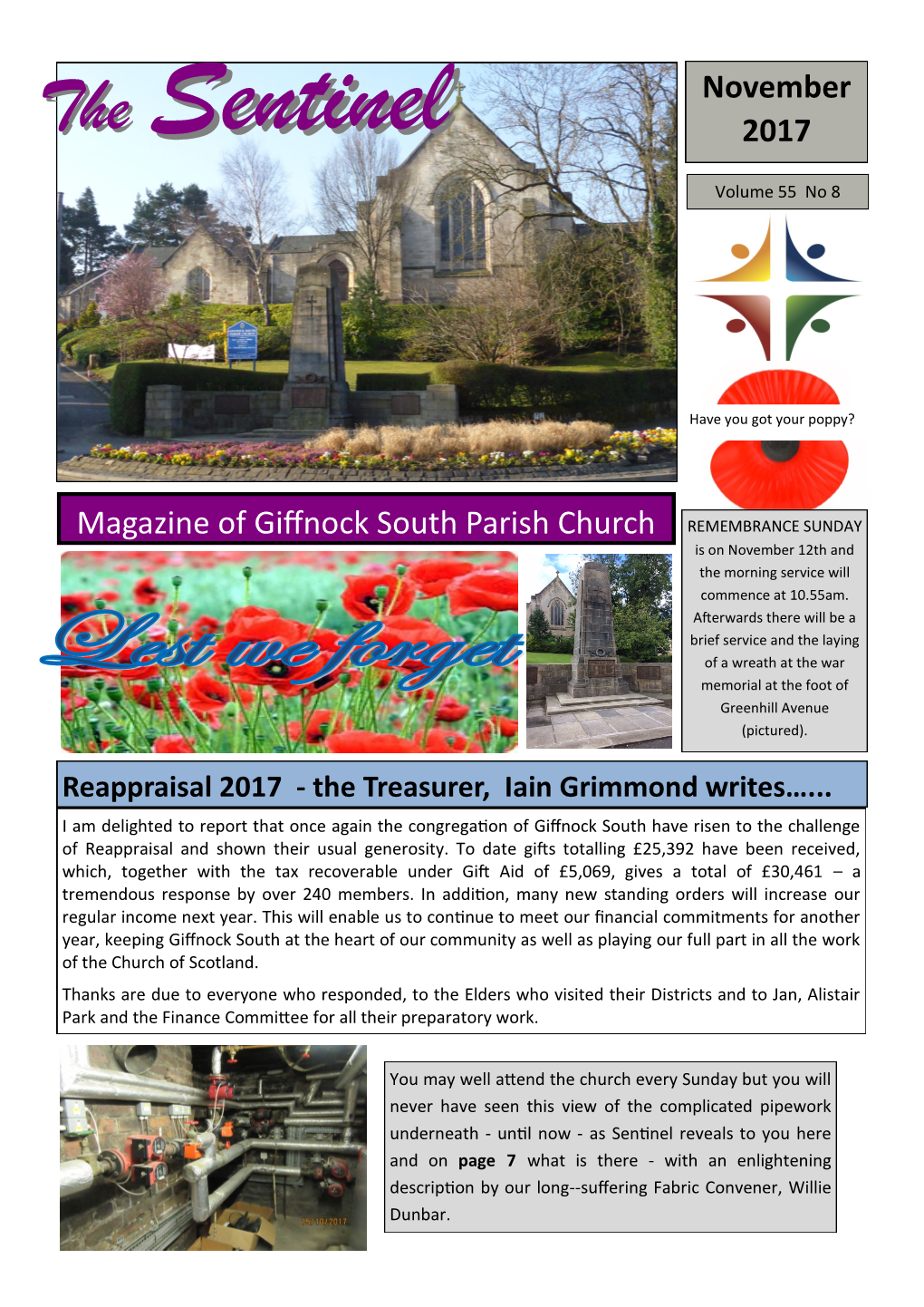 November 2017 Magazine of Giffnock South Parish Church