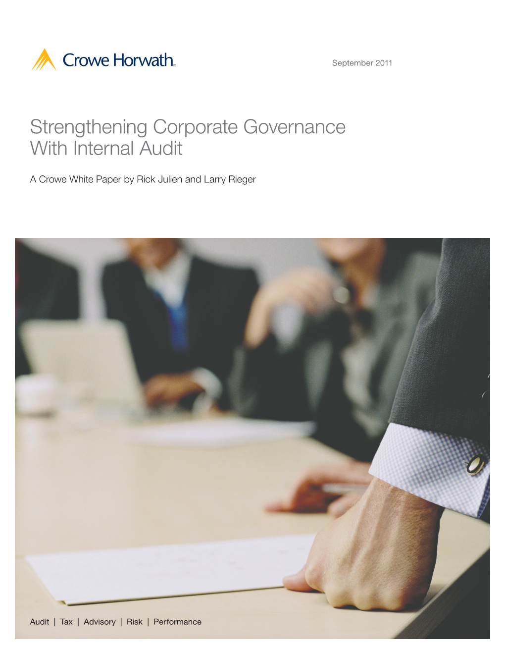 Strengthening Corporate Governance with Internal Audit