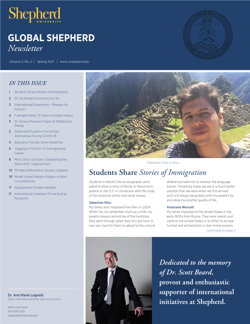 GLOBAL SHEPHERD Newsletter