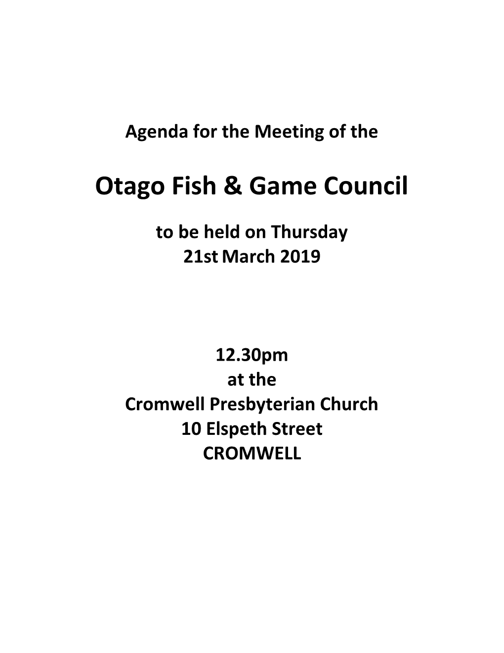 Otago Fish & Game Council