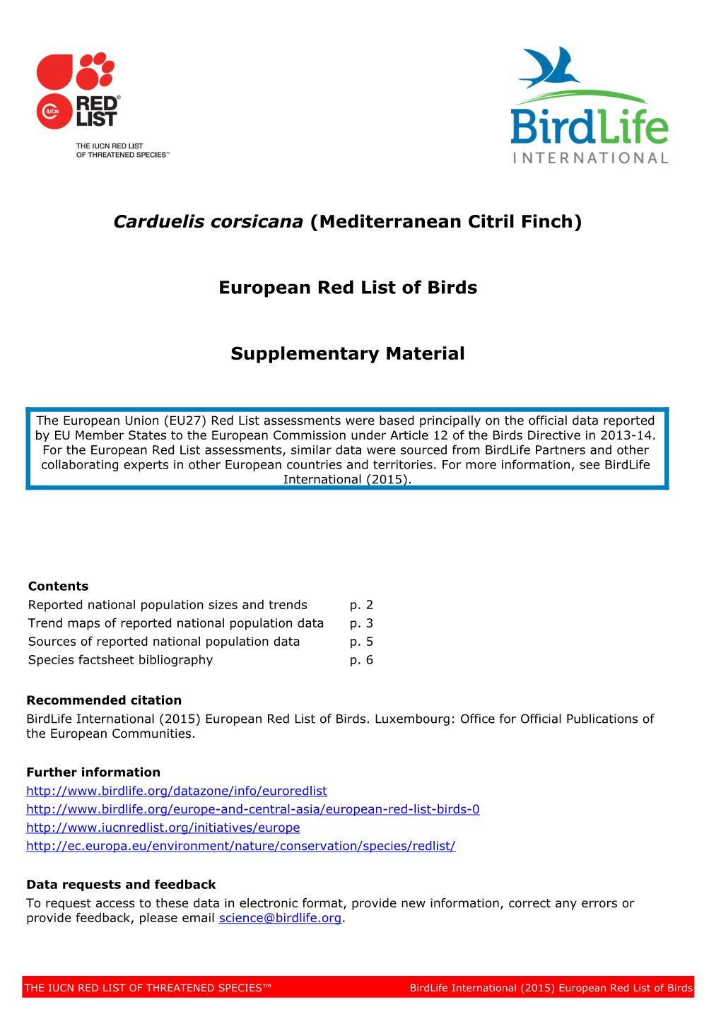 Carduelis Corsicana (Mediterranean Citril Finch)