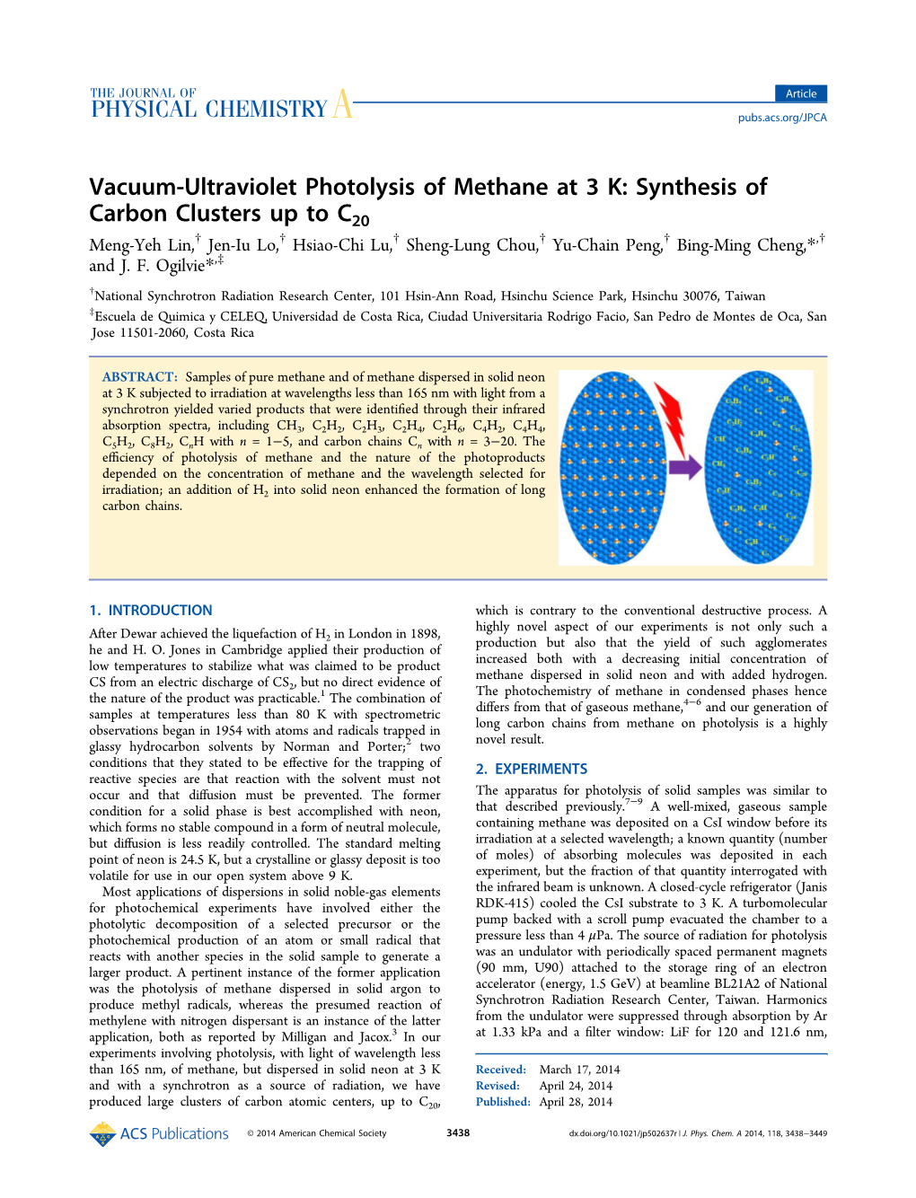 Vacuum-Ultraviolet Photolysis of Methane at 3 K: Synthesis of Carbon Clusters up To