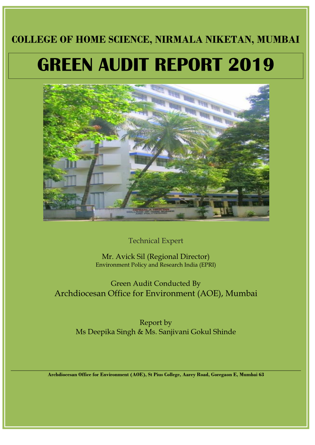 Green Audit Report 2019