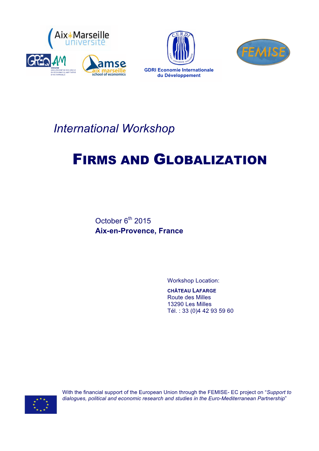 Firms and Globalization