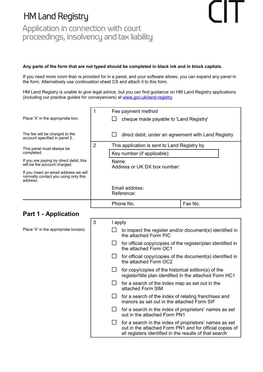 Part 2 Certificates Place X in the Box(Es) for the Appropriate Certificate and Complete