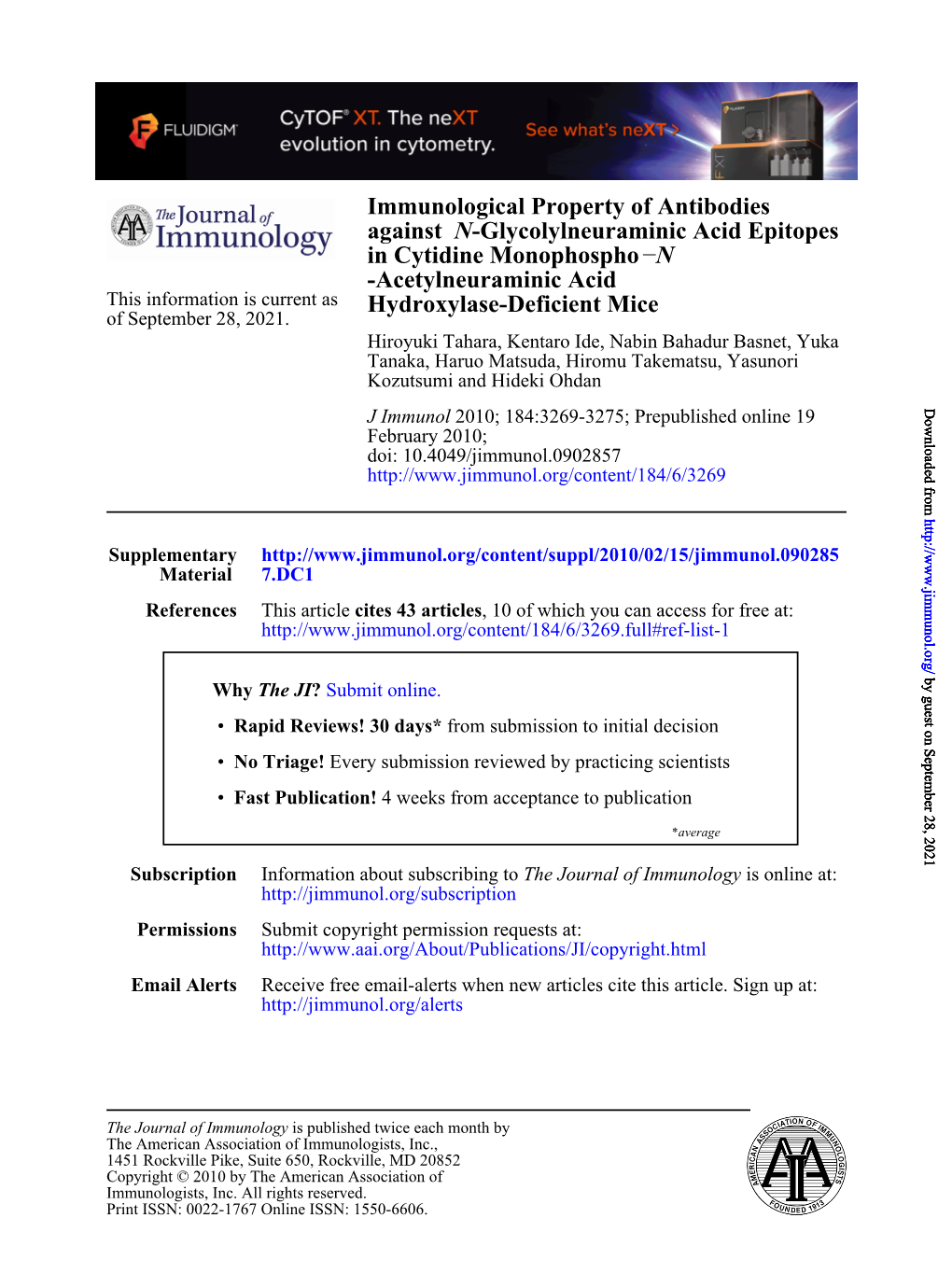 Hydroxylase-Deficient Mice of September 28, 2021