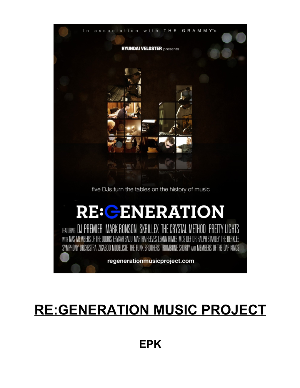 Re:Generation Music Project