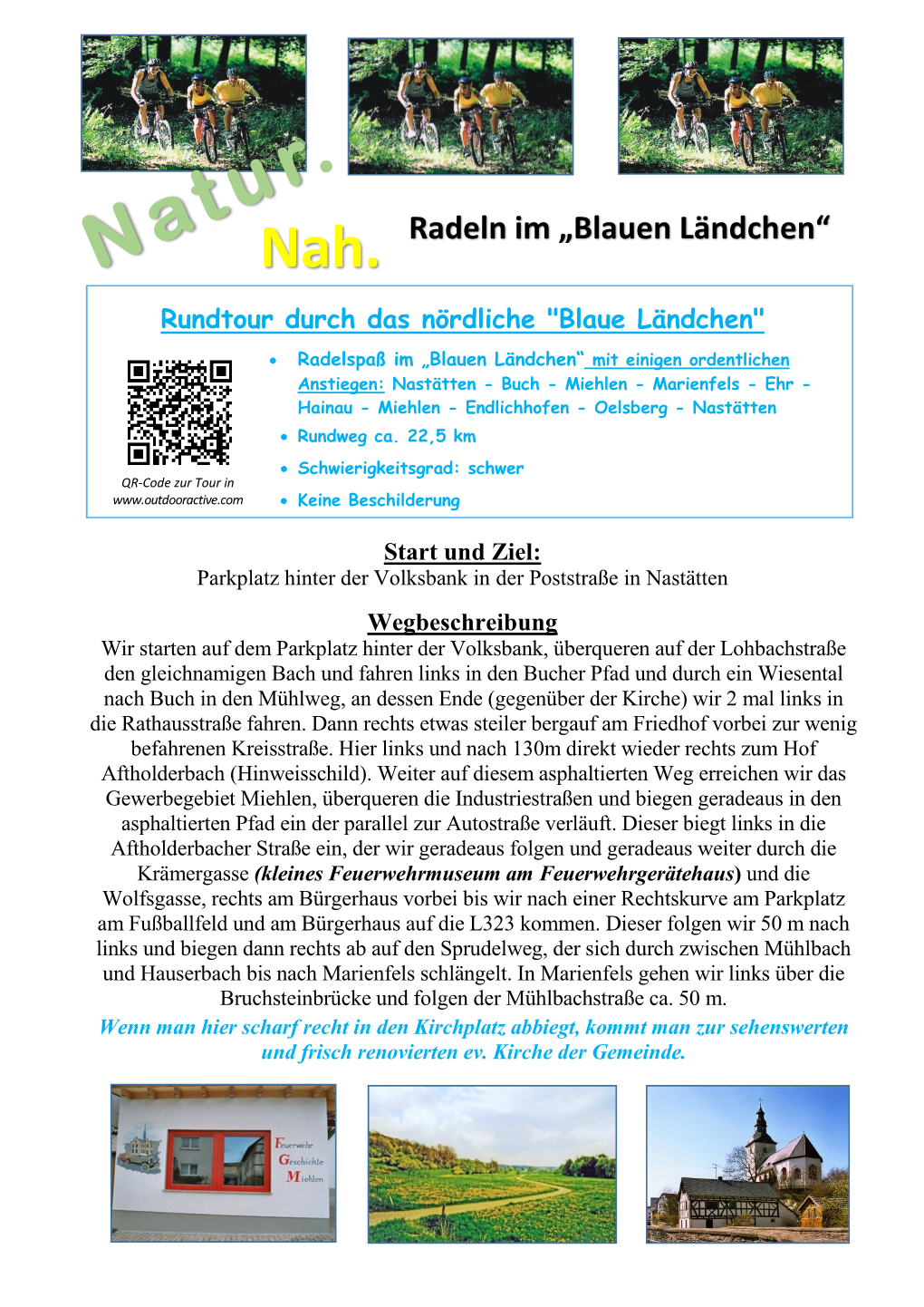 Radeln Im „Blauen Ländchen“ Nah