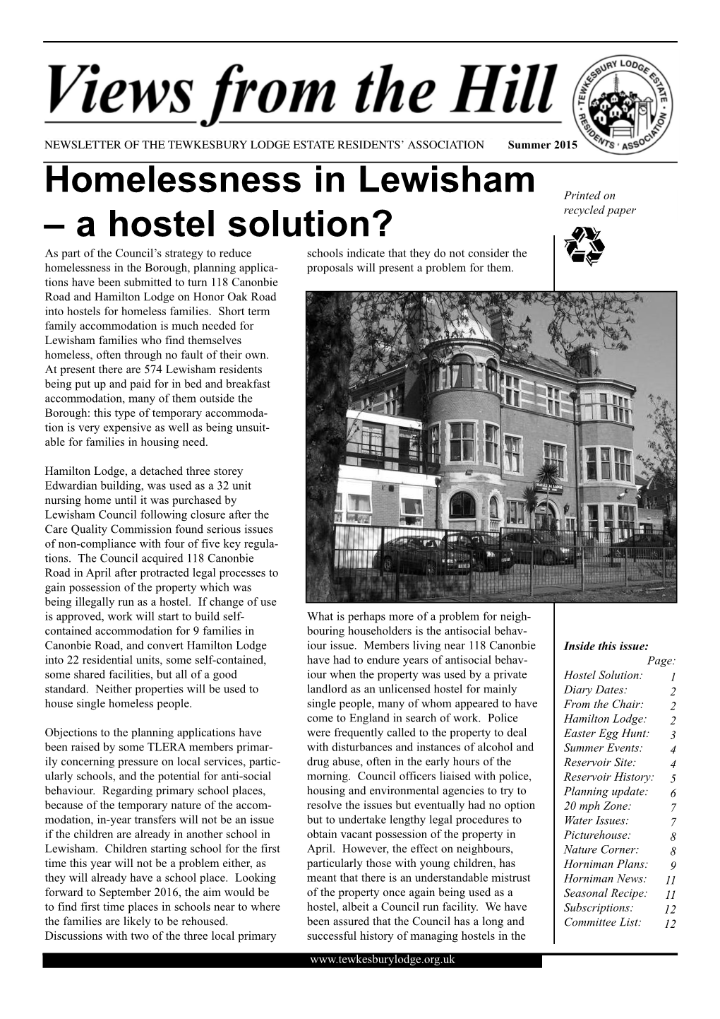 Homelessness in Lewisham