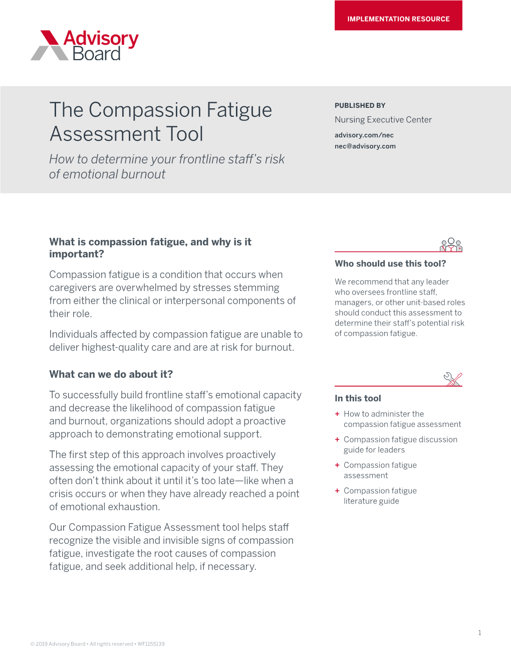 The Compassion Fatigue Assessment Tool, Make Sure You Have a Strong Understanding of Compassion Fatigue