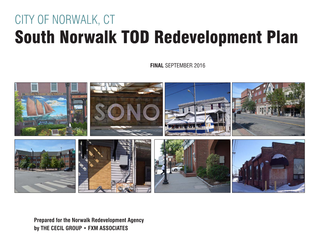 South Norwalk TOD Redevelopment Plan