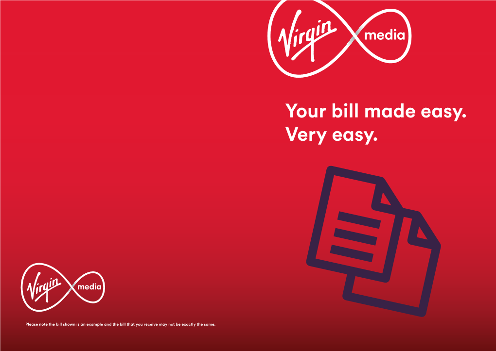 Your Bill Made Easy. Very Easy