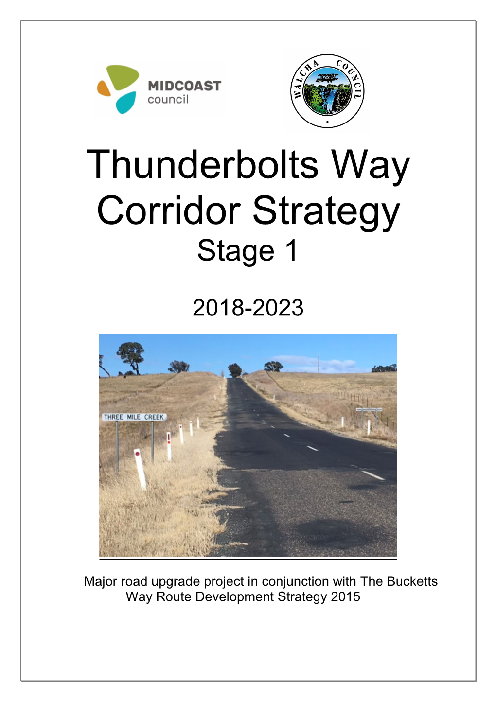 Thunderbolts Way Corridor Strategy Stage 1