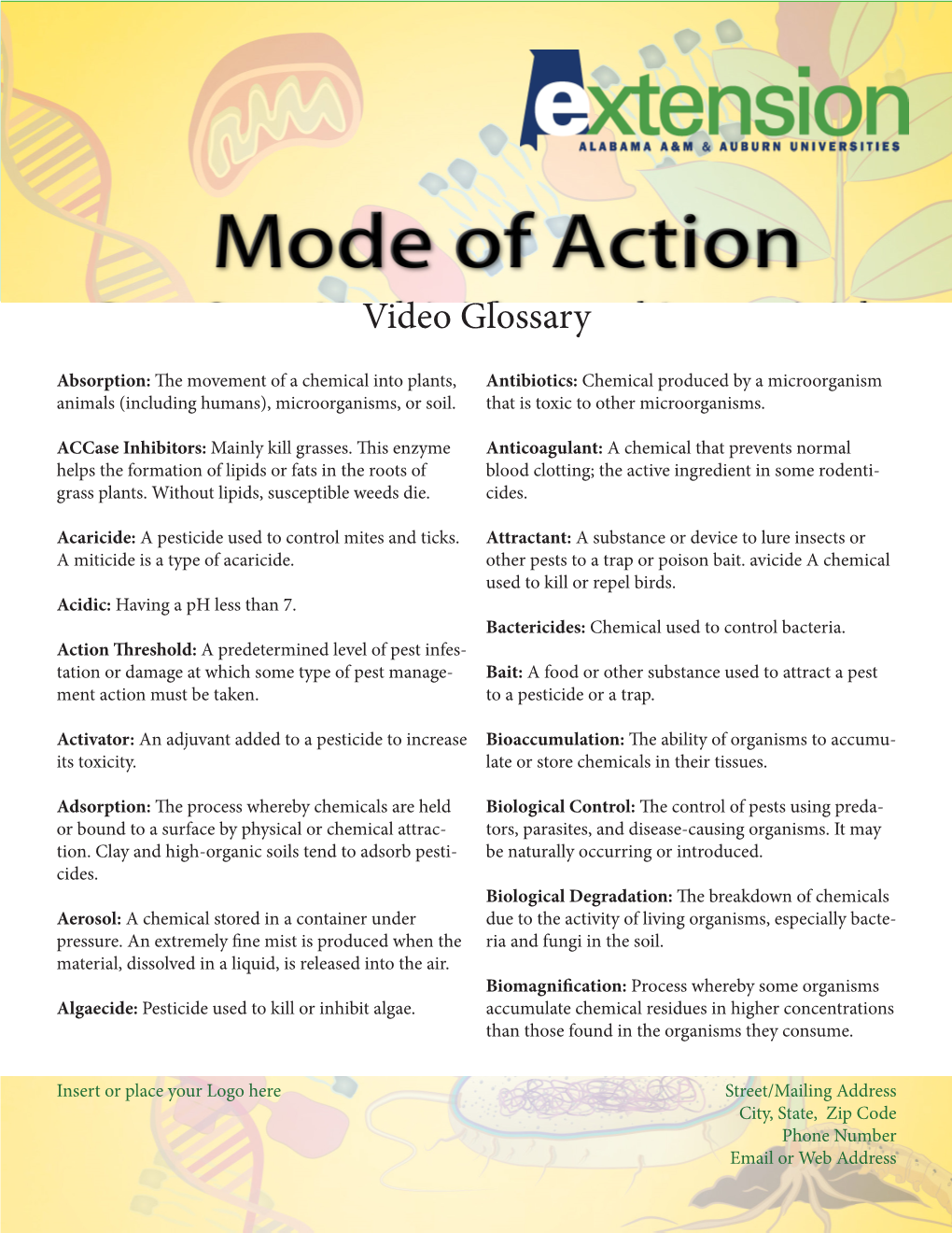 Download a PDF of the MOA Video Glossary of Terms