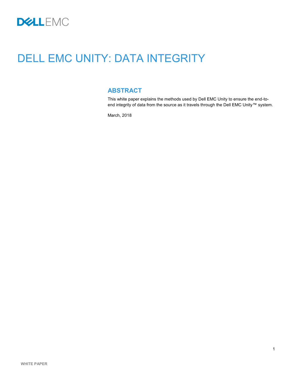 Data Integrity