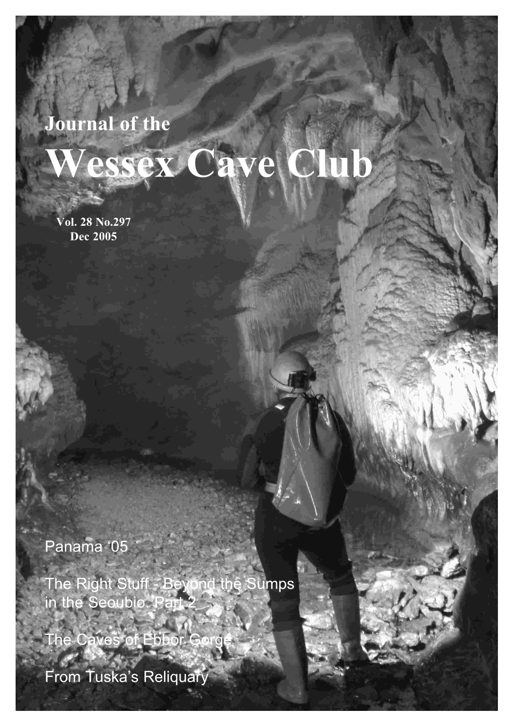 Journal of the Wessex Cave Club