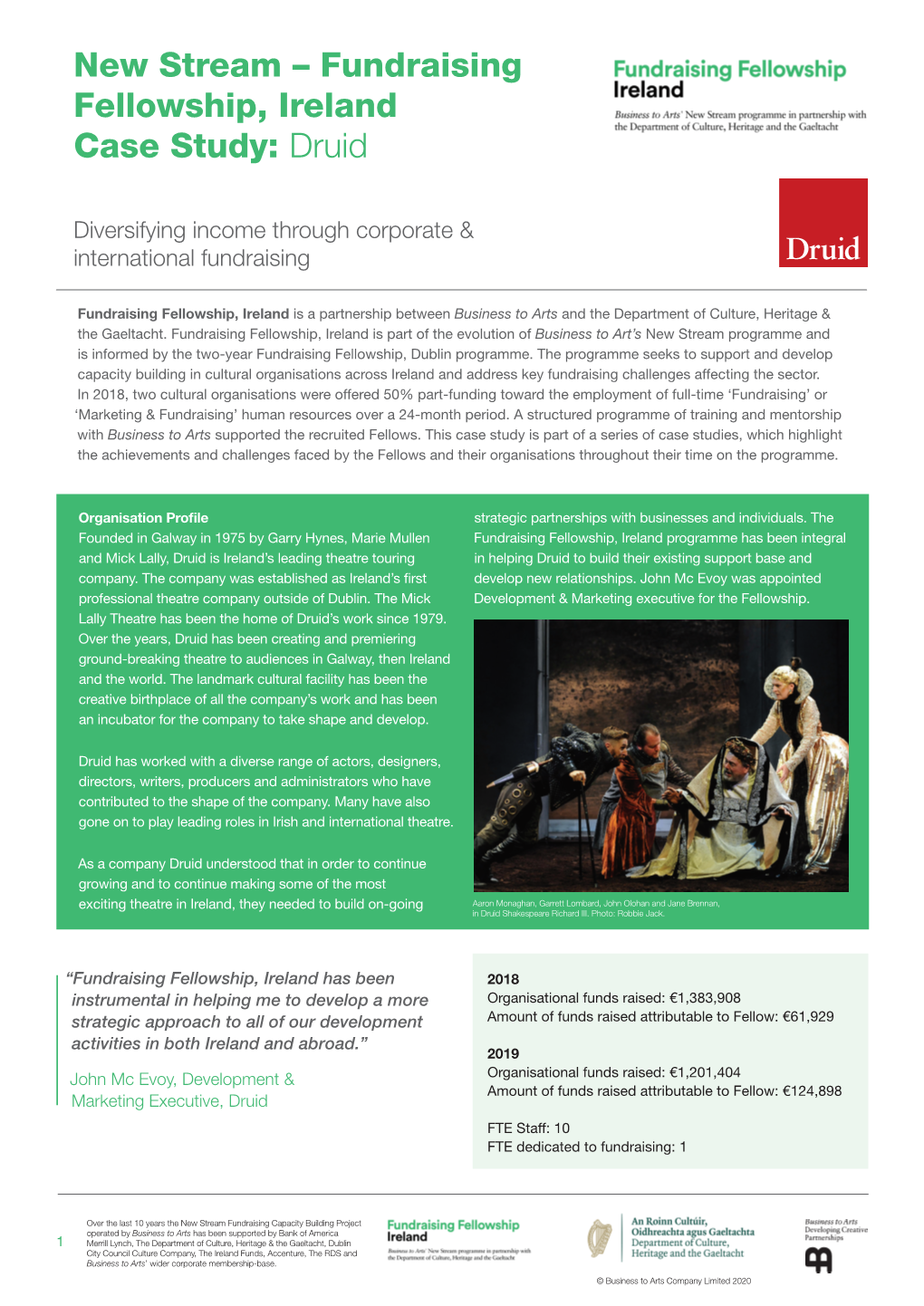 Our Work with Druid & Fundraising Fellowship, Ireland / Case Study