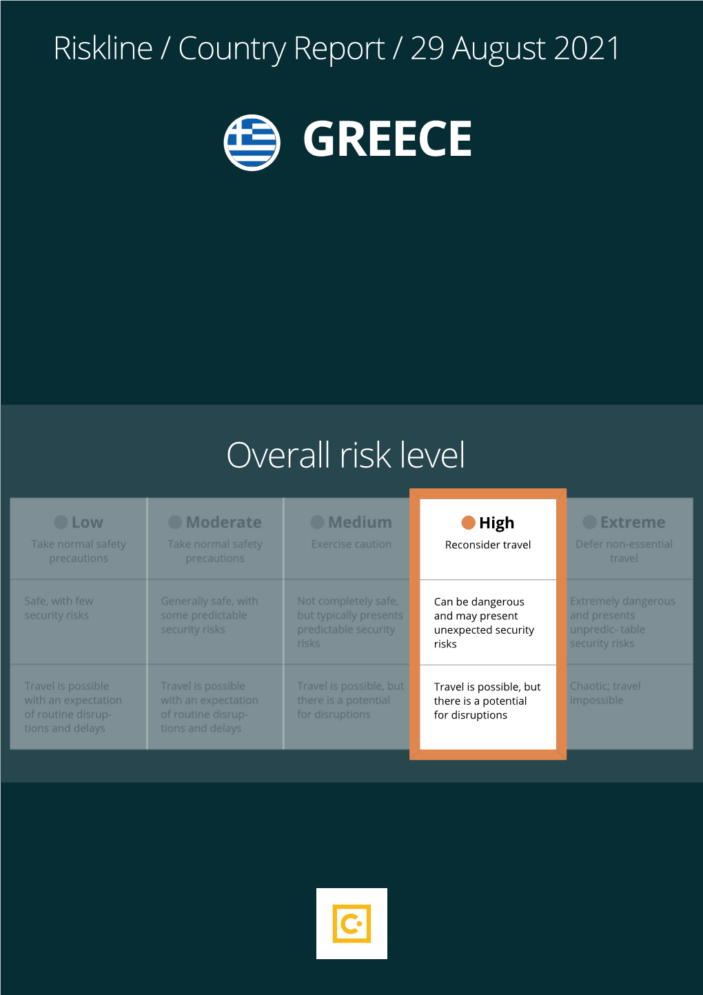 Country Risk and Security Report