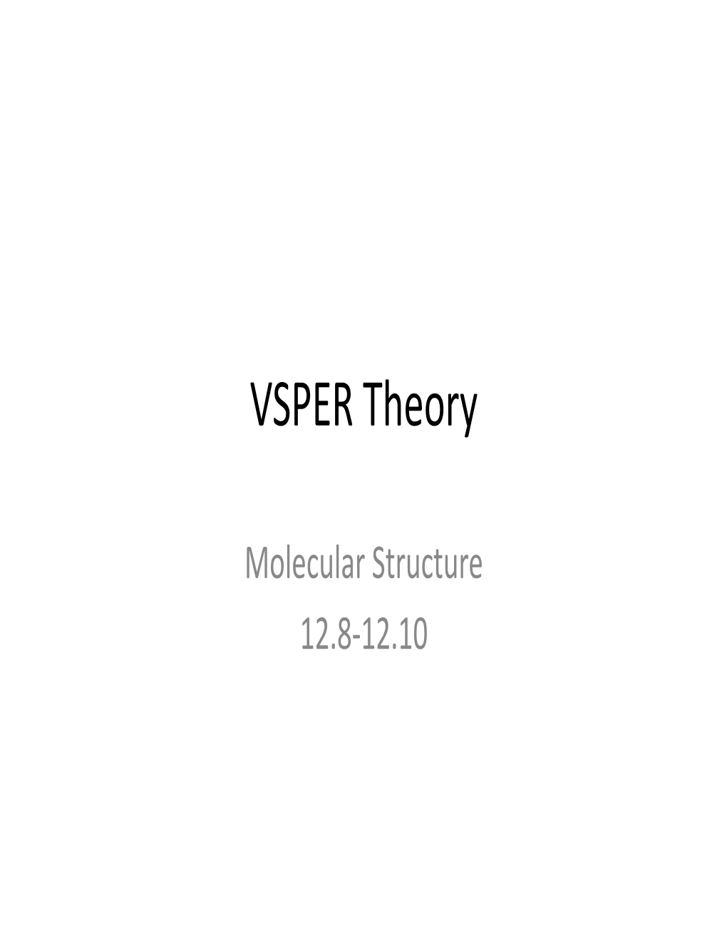 VSPER Theory
