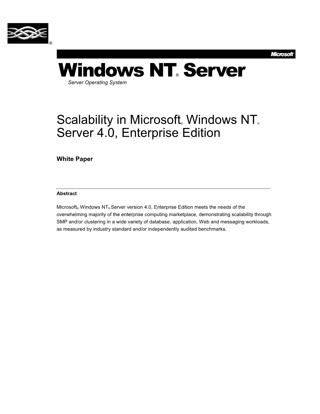 Windows Nt Server