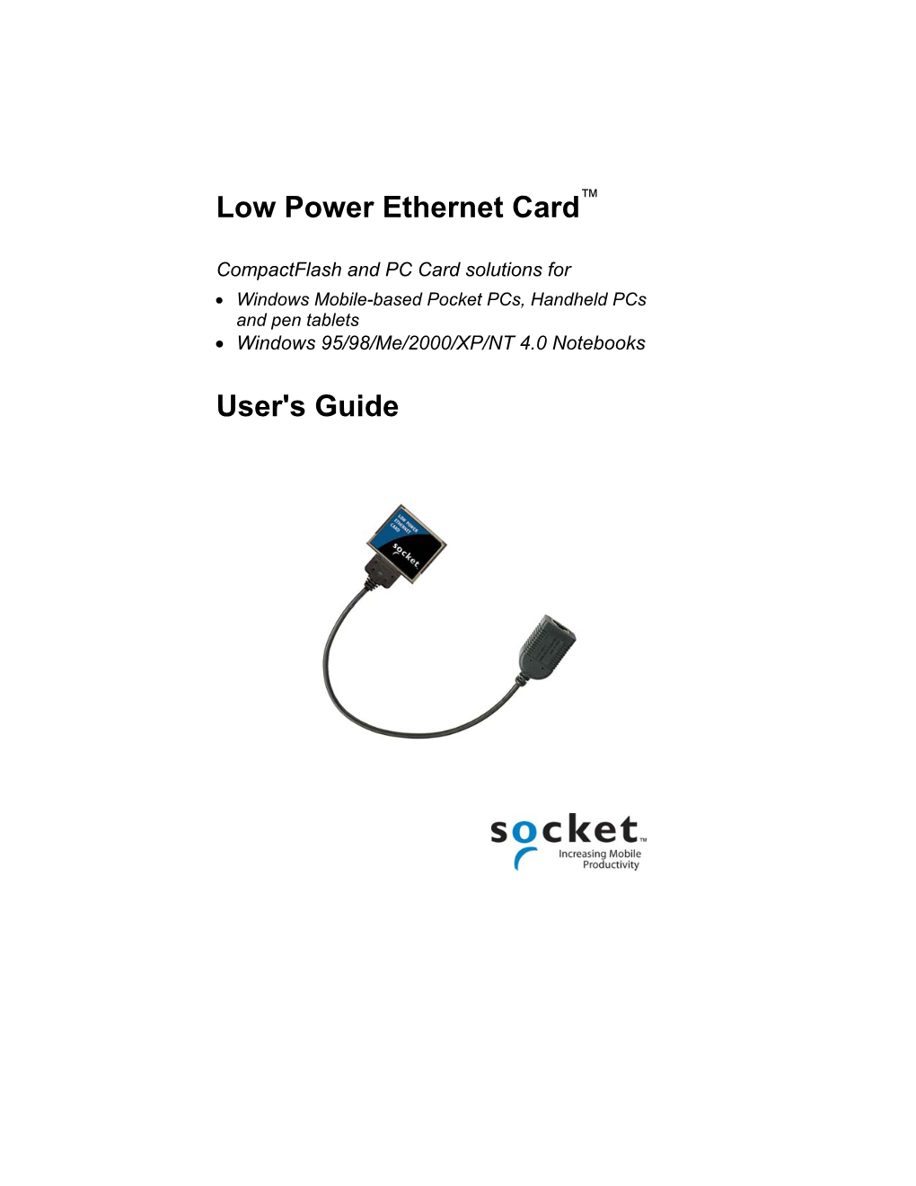 Socket LP-E User's Guide