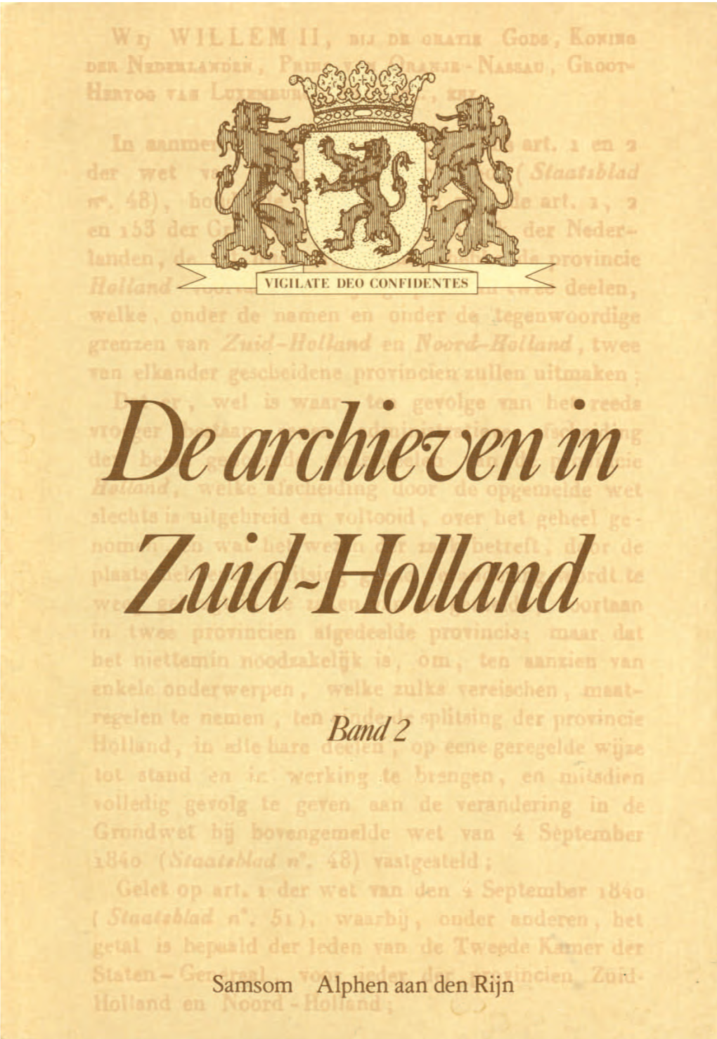 De Archieven in Zuk[Holknd