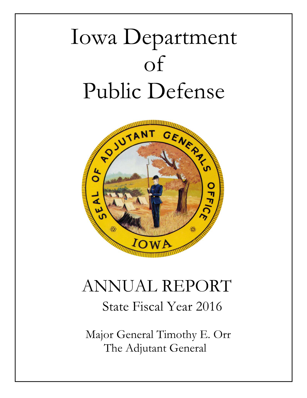 Fiscal Year 2016 Annual Report