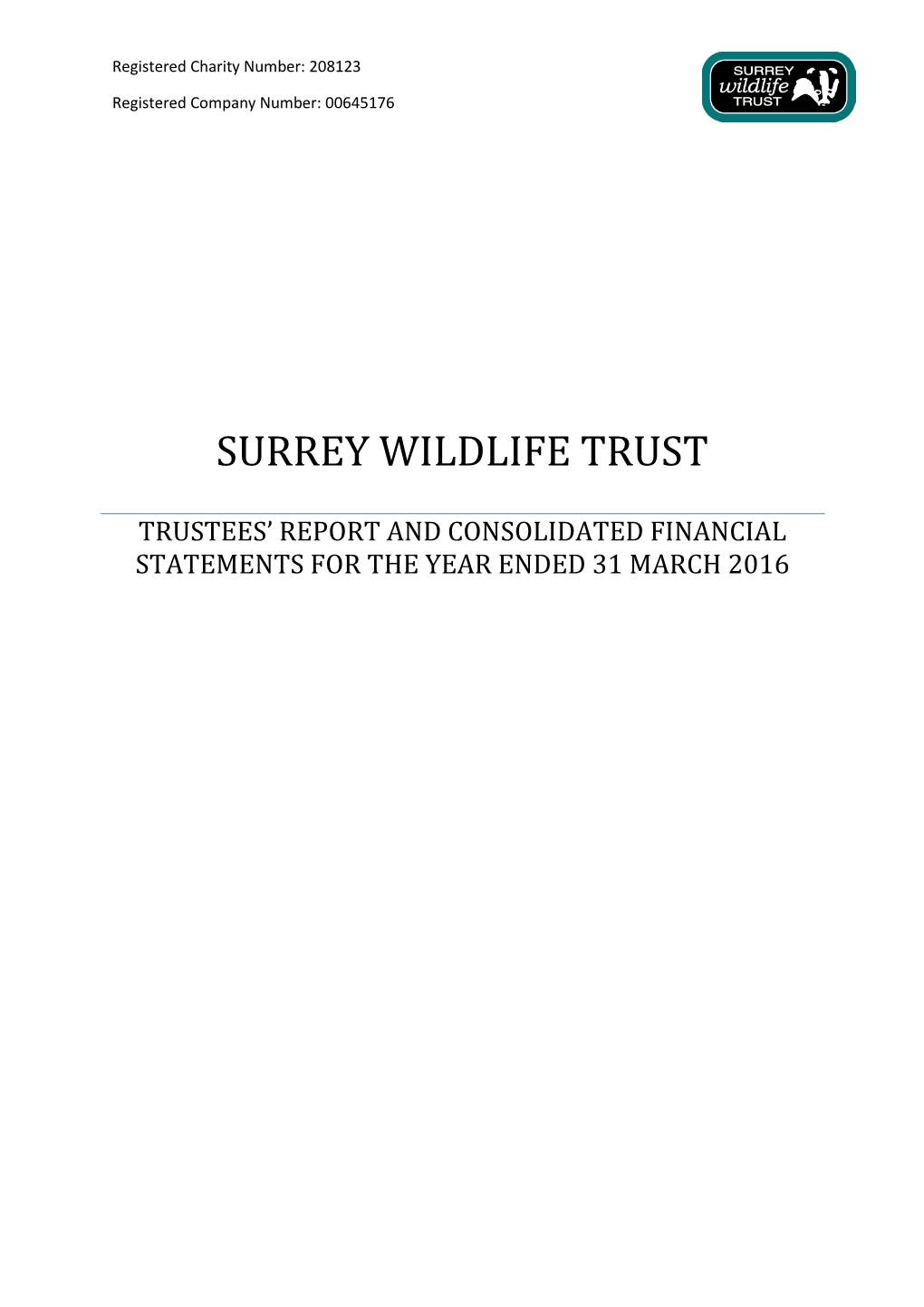 Surrey Wildlife Trust