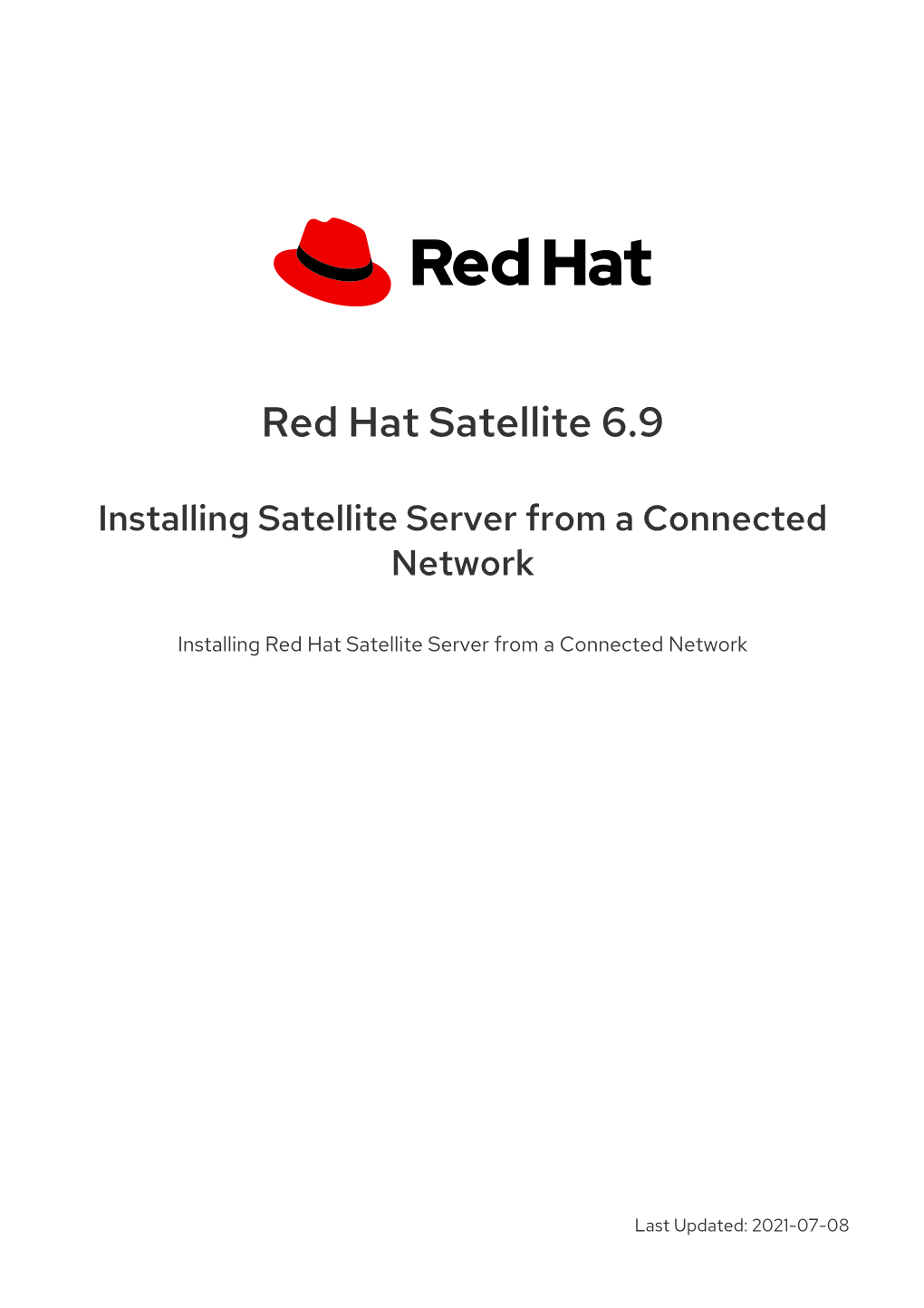 Installing Satellite Server from a Connected Network