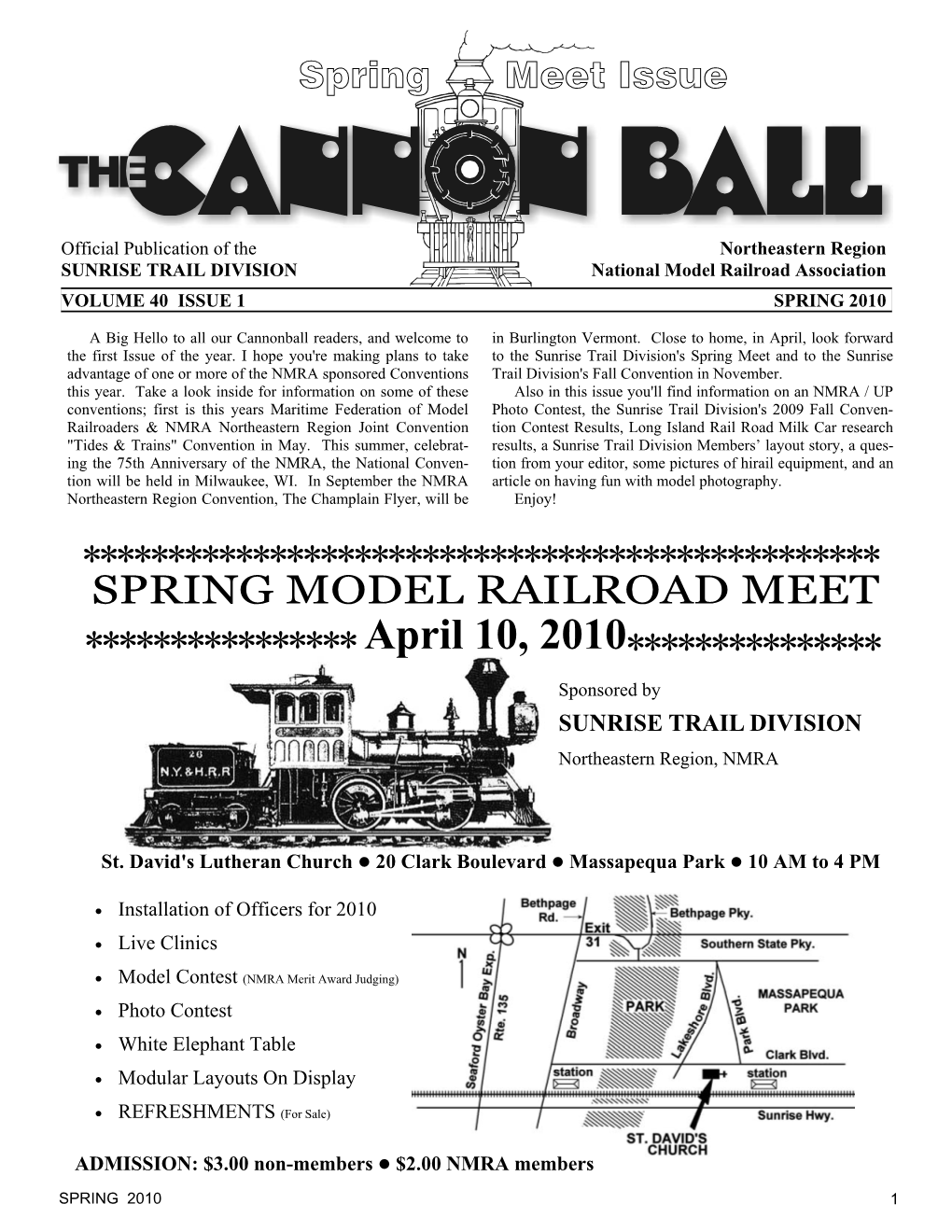 The National Model Railroad Association, Inc