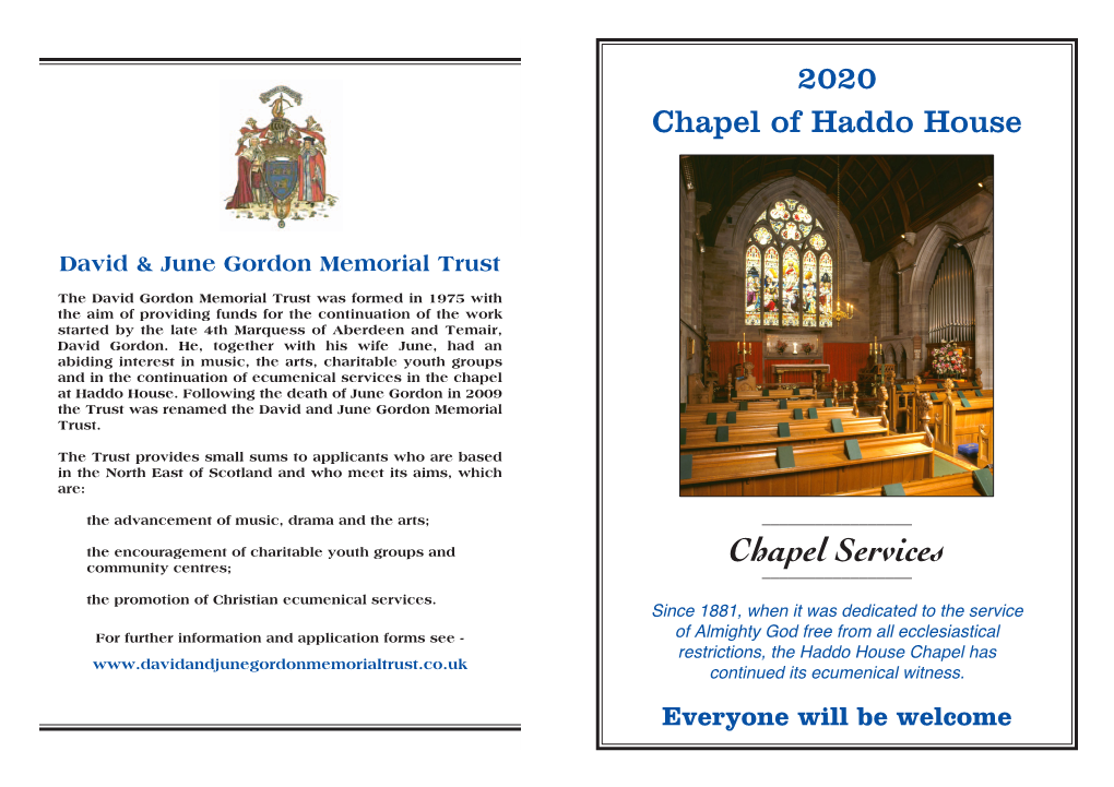 Download the Chapel Card Here