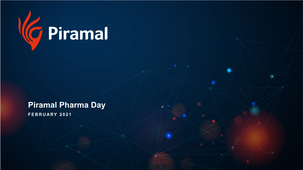 Piramal Pharma Day Presentation