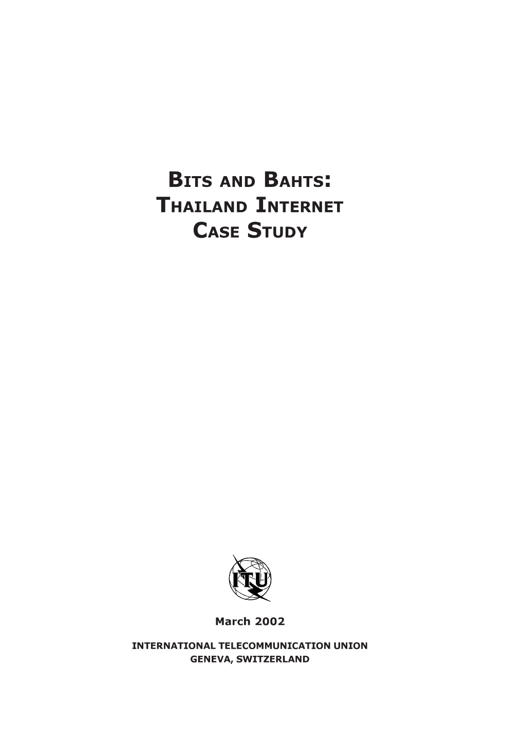 Thailand Internet Case Study
