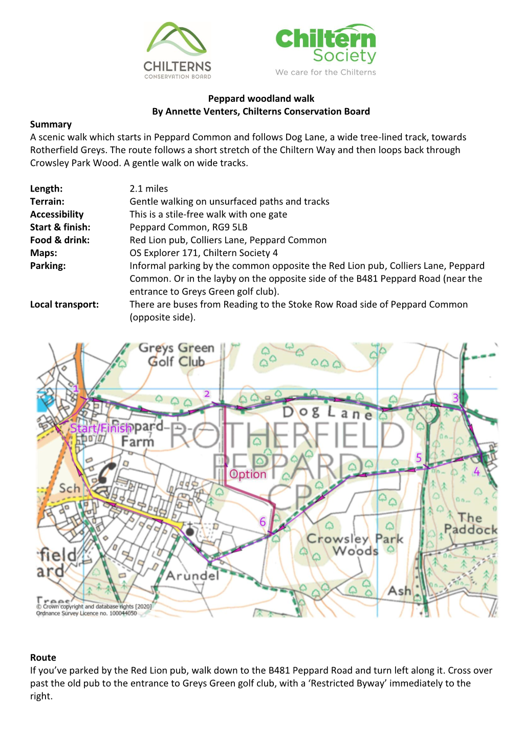 Peppard Woodland Walk by Annette Venters, Chilterns Conservation